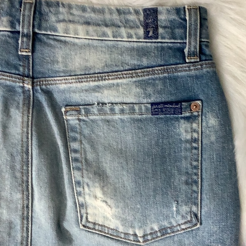 7 FOR ALL MANKIND Jean Skirt - Picture 2 of 5